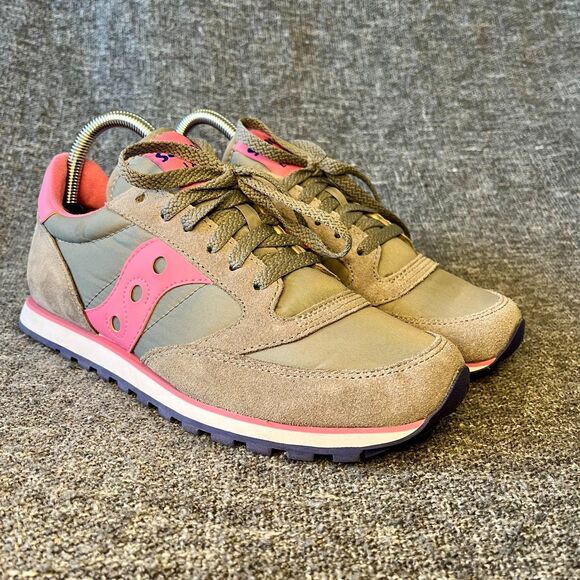 Saucony Jazz Low Pro Gray Pink S1866-222 Womens 8.5 Sneakers - Picture 1 of 13
